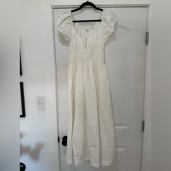 Doen Quinn Dress / Salt (White) - Picture 3 of 8